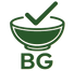 het Logo van BG Food Creations. BG Food Creations focust zich op het maken van gezonde, simpele producten met transparantie voorop.